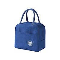 Lonchera Térmica Bolsa de Almuerzo Impermeable Azul